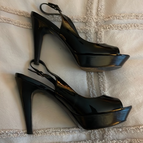 Cole Haan Maria Shaariapova Air Renfrow OT Sling Color Black Patent Size 10.5 - Picture 3 of 5